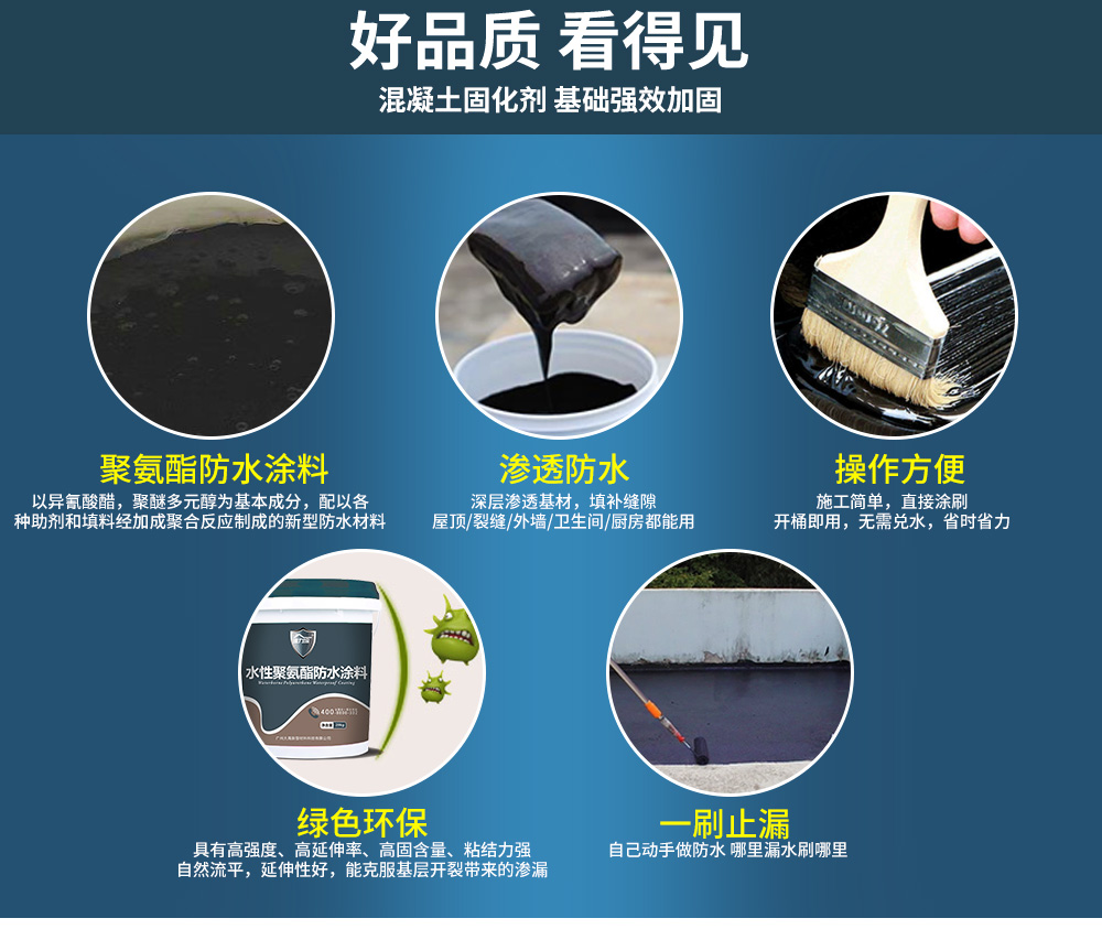 水性聚氨酯防水涂料